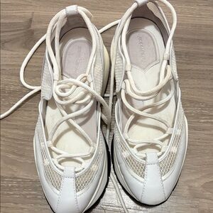 Jimmy Choo White Mesh Sneakers